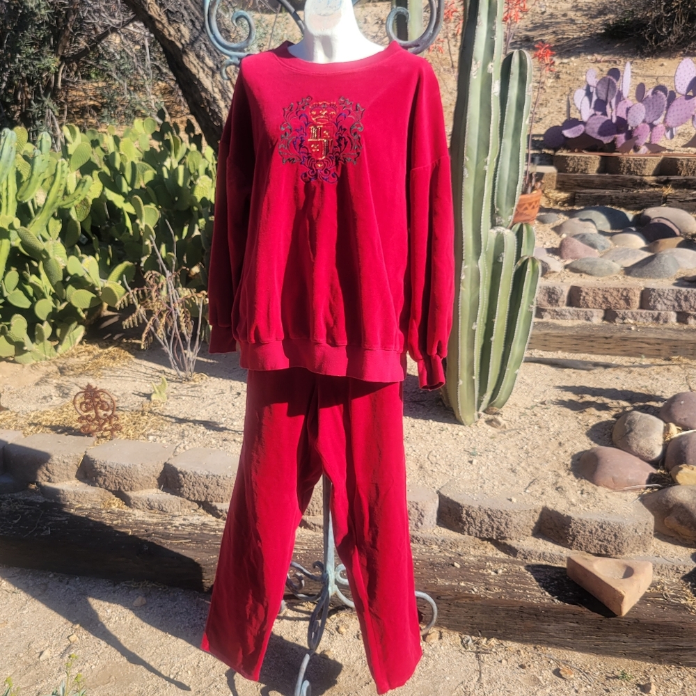 🚩Summer Sale🚩Komar Vintage Velour Track/Lounge Suit